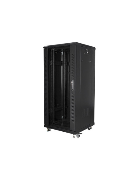 Lanberg FF01-6627-12B armario rack 27U Rack o bastidor independiente Negro