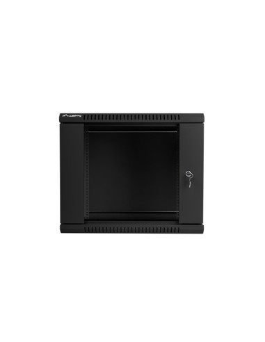 Lanberg WF01-6409-10B armario rack 9U Bastidor de pared Negro