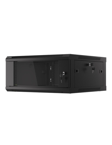 Lanberg WF01-6604-10B armario rack 4U Bastidor de pared Negro