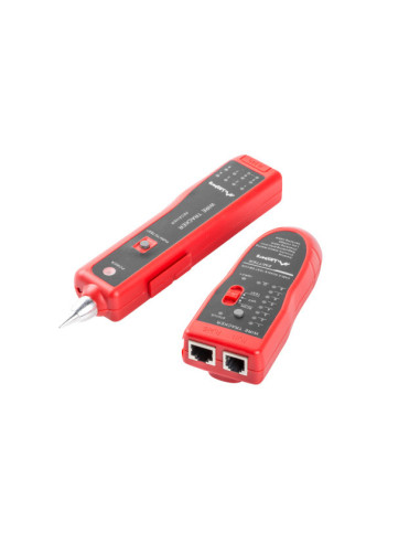 Lanberg NT-0501 comprobador de cables de red Negro, Rojo