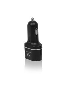 Ewent EW1202 cargador de dispositivo móvil Universal Negro Encendedor de cigarrillos Auto 2