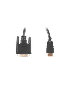 Lanberg CA-HDDV-20CU-0018-BK adaptador de cable de vídeo 1,8 m HDMI tipo A (Estándar) DVI-D Negro 2