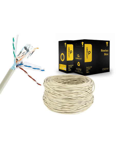 Gembird 305m Cat6 FTP cable de red Gris F UTP (FTP)