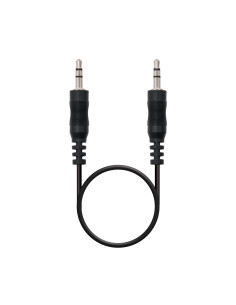 Nanocable 10.24.0105 cable de audio 5 m 3,5mm Negro