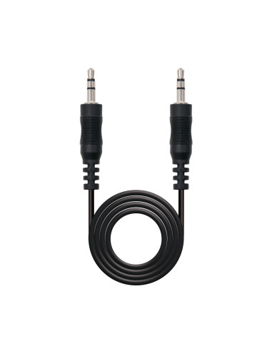 Nanocable 10.24.0105 cable de audio 5 m 3,5mm Negro