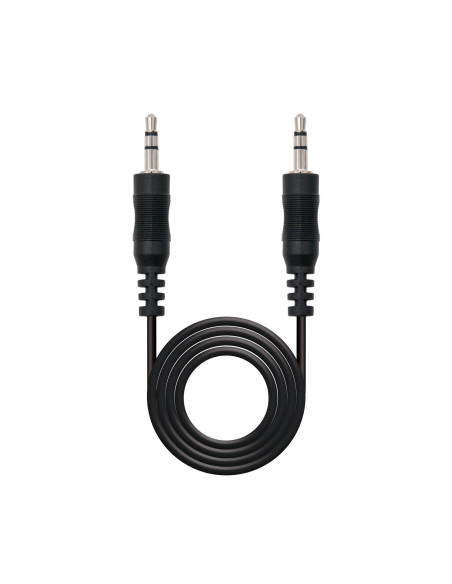 Nanocable 10.24.0105 cable de audio 5 m 3,5mm Negro