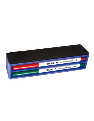 Milan 165894 marcador 4 pieza(s) Negro, Azul, Verde, Rojo