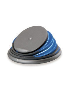 Conceptronic GORGON02G cargador de dispositivo móvil Universal Gris USB Cargador inalámbrico Carga rápida Interior