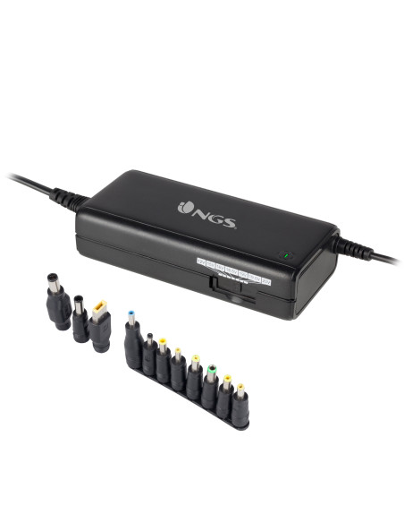 NGS Ban adaptador e inversor de corriente Interior 90 W Negro