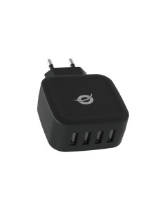 Conceptronic ALTHEA04B cargador de dispositivo móvil Universal Negro Corriente alterna Interior 2