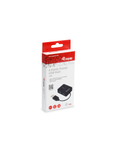 Equip 128952 hub de interfaz USB 2.0 480 Mbit s Negro 2