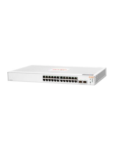 HPE Aruba Networking Aruba Instant On 1830 24G 2SFP Gestionado L2 Gigabit Ethernet (10/100/1000) 1U