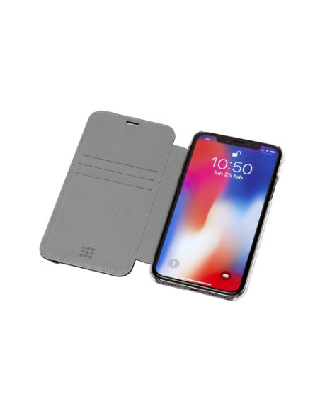 Moleskine ET9CBPXSMCLR funda para teléfono móvil 16,5 cm (6.5") Folio Negro, Transparente