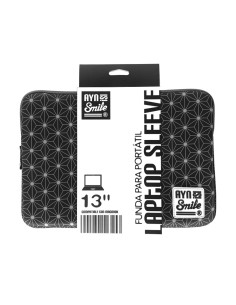 Smile Funda Sleeve para Portátil hasta 13.3 pulgadas Neo Nipon de Neopreno color Negro
