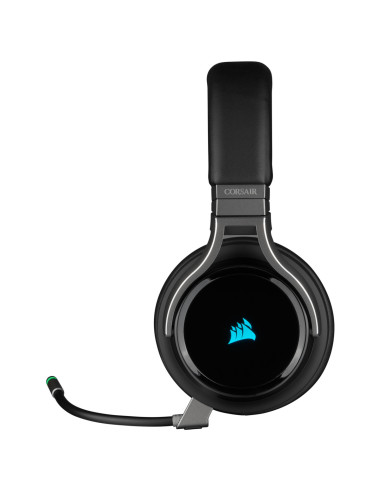 Corsair Virtuoso RGB Auriculares Inalámbrico y alámbrico Diadema Juego USB tipo A Carbono