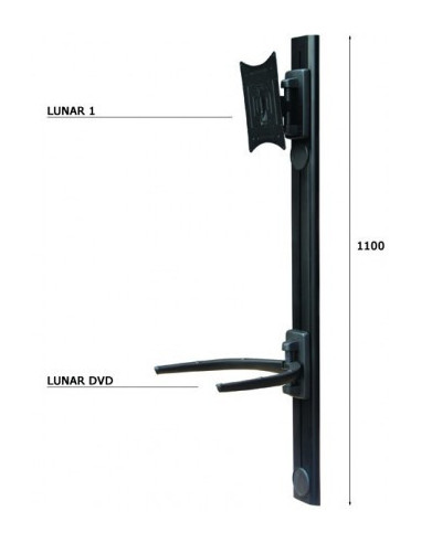 ITB AMOM06106 soporte para TV Negro