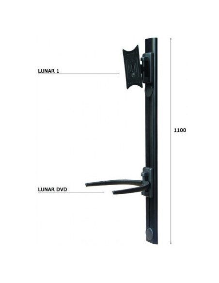 ITB AMOM06106 soporte para TV Negro