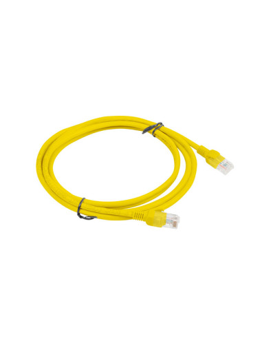 Lanberg PCU6-10CC-0200-Y cable de red Amarillo 2 m Cat6 U UTP (UTP)