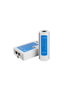 Lanberg NT-0401 comprobador de cables de red Comprobador de cables UTP STP Azul, Blanco 2