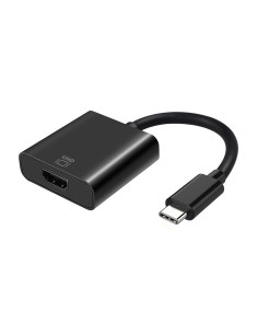 AISENS Conversor USB-C a HDMI 4k@60Hz, USB-C M-HDMI H, Negro, 15cm