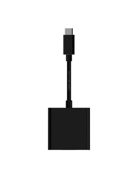 AISENS Conversor USB-C a VGA, USB-C M - HDB15 H, Negro, 15cm