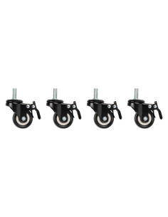 Lanberg AK-1601-B accesorio de bastidor Ruedas giratorias