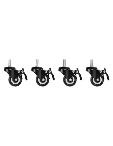Lanberg AK-1601-B accesorio de bastidor Ruedas giratorias