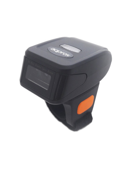 Approx APPLS12R lector de código de barras Lector de códigos de barras manos libres 1D Laser Negro, Naranja