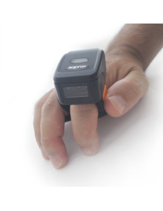 Approx APPLS12R lector de código de barras Lector de códigos de barras manos libres 1D Laser Negro, Naranja 2