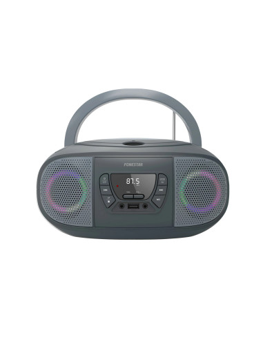 Fonestar BOOM-GO-G reproductor de CD Gris Reproductor de CD portátil