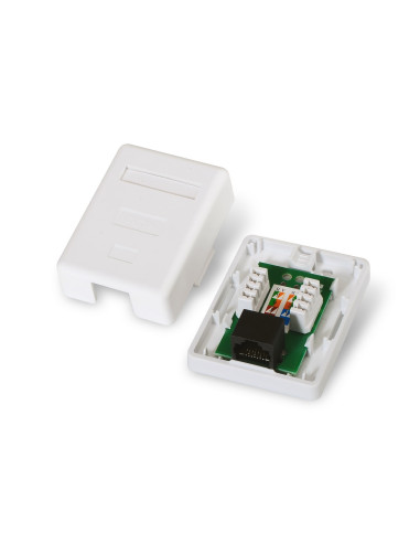 AISENS A138-0296 caja de conexiones de red Cat5e Blanco