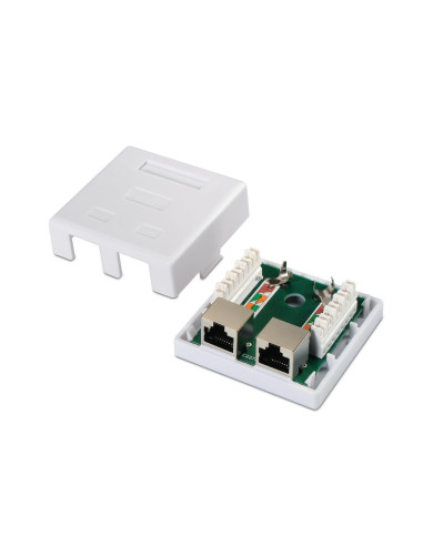 AISENS A139-0304 caja de conexiones de red Cat6 Blanco