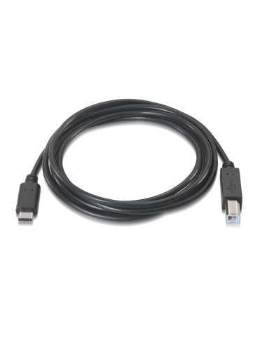 AISENS A107-0054 cable USB USB 2.0 2 m USB C USB B Negro