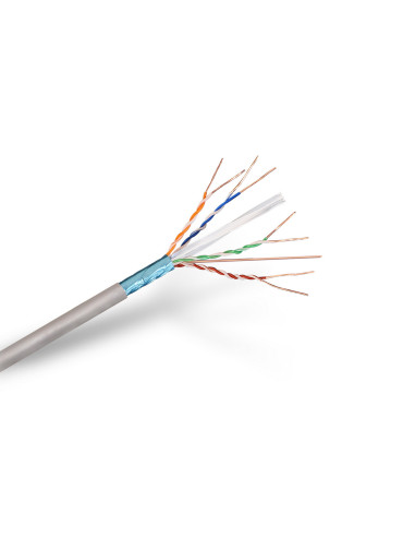 AISENS A136-0281 cable de red Gris 100 m Cat6 F UTP (FTP)