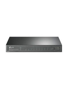 TP-Link T1500G-10PS(TL-SG2210P) Gestionado L2 Gigabit Ethernet (10 100 1000) Energía sobre Ethernet (PoE) Negro