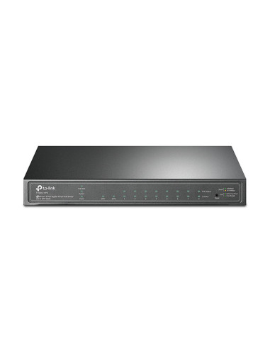 TP-Link T1500G-10PS(TL-SG2210P) Gestionado L2 Gigabit Ethernet (10 100 1000) Energía sobre Ethernet (PoE) Negro