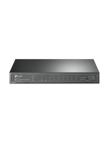 TP-Link T1500G-10PS(TL-SG2210P) Gestionado L2 Gigabit Ethernet (10 100 1000) Energía sobre Ethernet (PoE) Negro