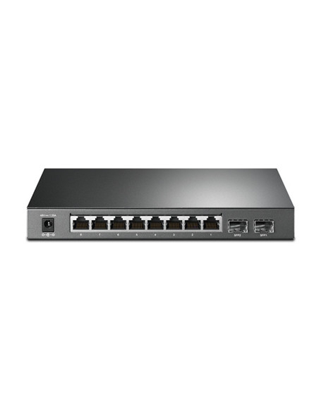TP-Link T1500G-10PS(TL-SG2210P) Gestionado L2 Gigabit Ethernet (10 100 1000) Energía sobre Ethernet (PoE) Negro