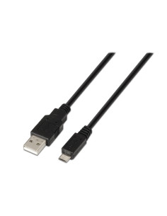 AISENS A101-0027 cable USB USB 2.0 0,8 m USB A Micro-USB B Negro
