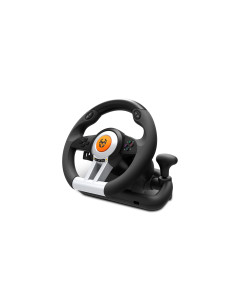 Krom K-Wheel Negro USB Volante + Pedales Analógico Digital PlayStation 4, Playstation, Playstation 3, Xbox One