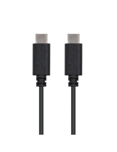 Nanocable USB 2.0, 1m cable USB USB C Negro