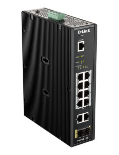 D-Link DIS-200G-12PS switch Gestionado L2 Gigabit Ethernet (10 100 1000) Energía sobre Ethernet (PoE) Negro
