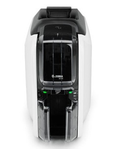 Zebra ZC100 impresora de tarjeta plástica Pintar por sublimación Transferencia térmica Color 300 x 300 DPI 2