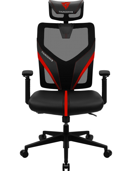 ThunderX3 YAMA1 Silla para videojuegos universal Negro, Rojo