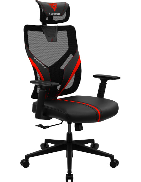ThunderX3 YAMA1 Silla para videojuegos universal Negro, Rojo