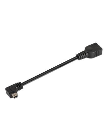 AISENS A101-0034 cable USB USB 2.0 0,15 m Mini-USB B USB A Negro