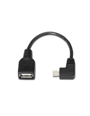 AISENS A101-0034 cable USB USB 2.0 0,15 m Mini-USB B USB A Negro