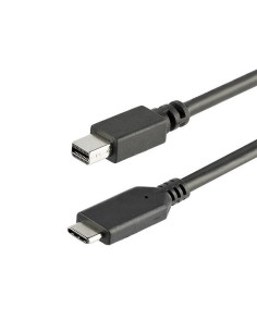 StarTech.com Cable de 1m USB-C a Mini DisplayPort - 4K 60Hz - Negro - Adaptador USB 3.1 Tipo C a mDP