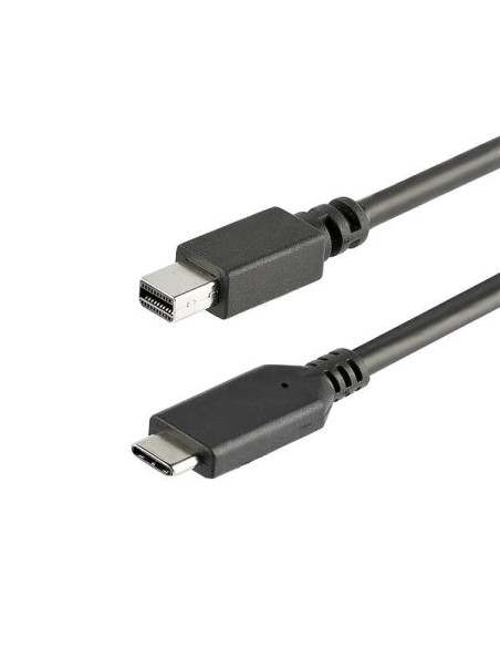 StarTech.com Cable de 1m USB-C a Mini DisplayPort - 4K 60Hz - Negro - Adaptador USB 3.1 Tipo C a mDP