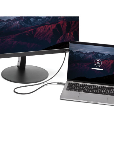 StarTech.com Cable de 1m USB-C a Mini DisplayPort - 4K 60Hz - Negro - Adaptador USB 3.1 Tipo C a mDP
